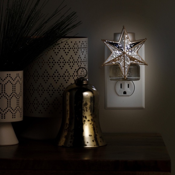 4 Pc Yankee Candle ScentPlug Dimensional Star Light-Up Fragrance Diffuser - Picture 4 of 8